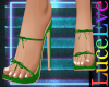 Green Celya Heels