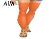 [AlM] orange stockings