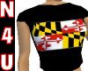 Maryland Flag (Black)