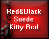 [tes]Red&Black Kitty Bed