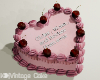 Vintage Heart Cake