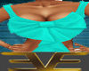 Teal Bow Tank Top