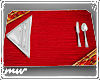 !Placemat Xmas red