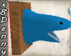 Animated Shark Head Blue