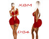 ~DB4~HOT MAMA RED DRESS