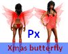 Px Xmas butterfly