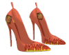 hot orange heels