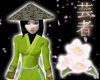 Green Dagger Kimono Top