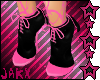 JX Pink Web Heels