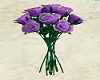 realistic purple  roses