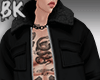 Jacket Blk +Tattoo