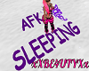 AFK Sleepin Purple FSign