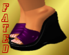 *FD*Purple Wedge Sandal