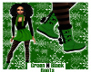 Green N Black Boots