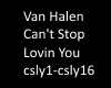 Van Halen Lovin U {RH}