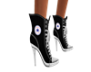 Black Converse Heels
