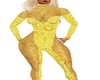 yellow lace body suit