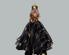 Black Gold Wedding dress