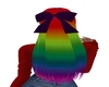 Rainbow Hair With Bow