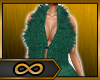Plush Fur Top Green
