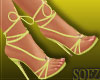 S! Mariah sandals lime