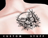 Chest Tattoo Butterfly