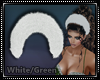 Fur Headband White/Green