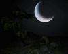 Mountain Moon Night