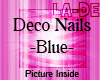 *La-De* Deco Nails-Blue