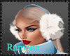 Blue-White ear muffs