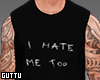 Hate Me Tank + Tattoo