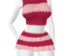 Red Stripe Knit Fit