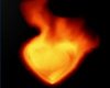 animated burning heart
