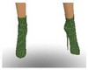 green croco short boots