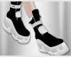 N| black n white shoes