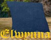 E - Blue Pillow