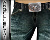 SILVER BUCKLE JEANS