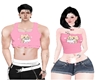 Pink cute couple M