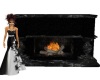 'Black Marble Fireplace