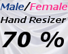 Male/Fem Hand Scaler 70%
