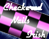 Pnk Checker Nail