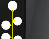 (B) Yellow Floor Lamp
