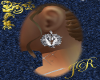 *JR Silver horse earring