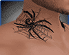Spider Neck Tattoo