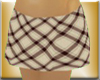 ~Q~ BrownPlaid Miniskirt