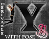 PVC Letter Y With Pose