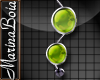 -MB-Green Planet Earring