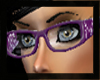 purple sparkles glasses