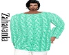 𝓩- Mint Knit Sweater