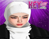 K* Aika White Hijab